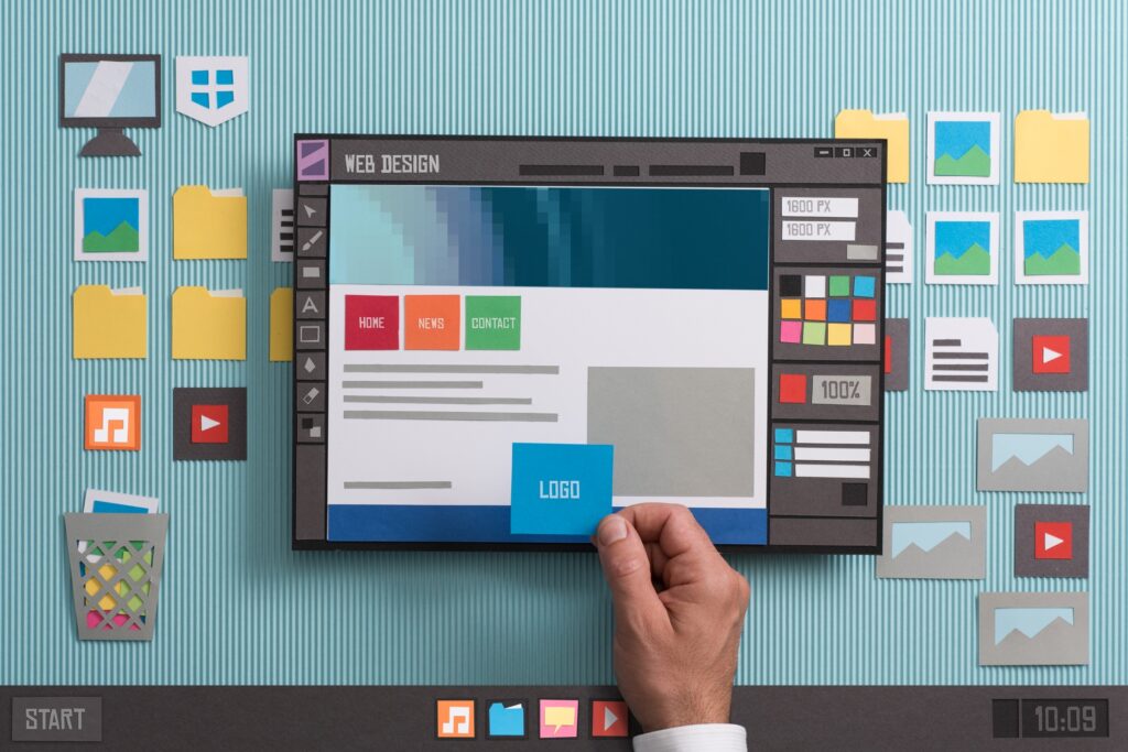 Ejemplo visual de un diseño web profesional
