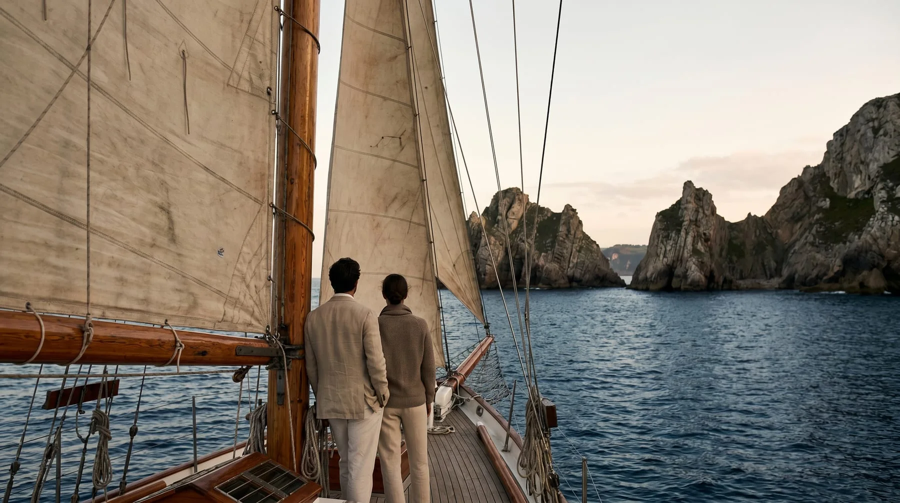 Navegación privada a vela por la costa