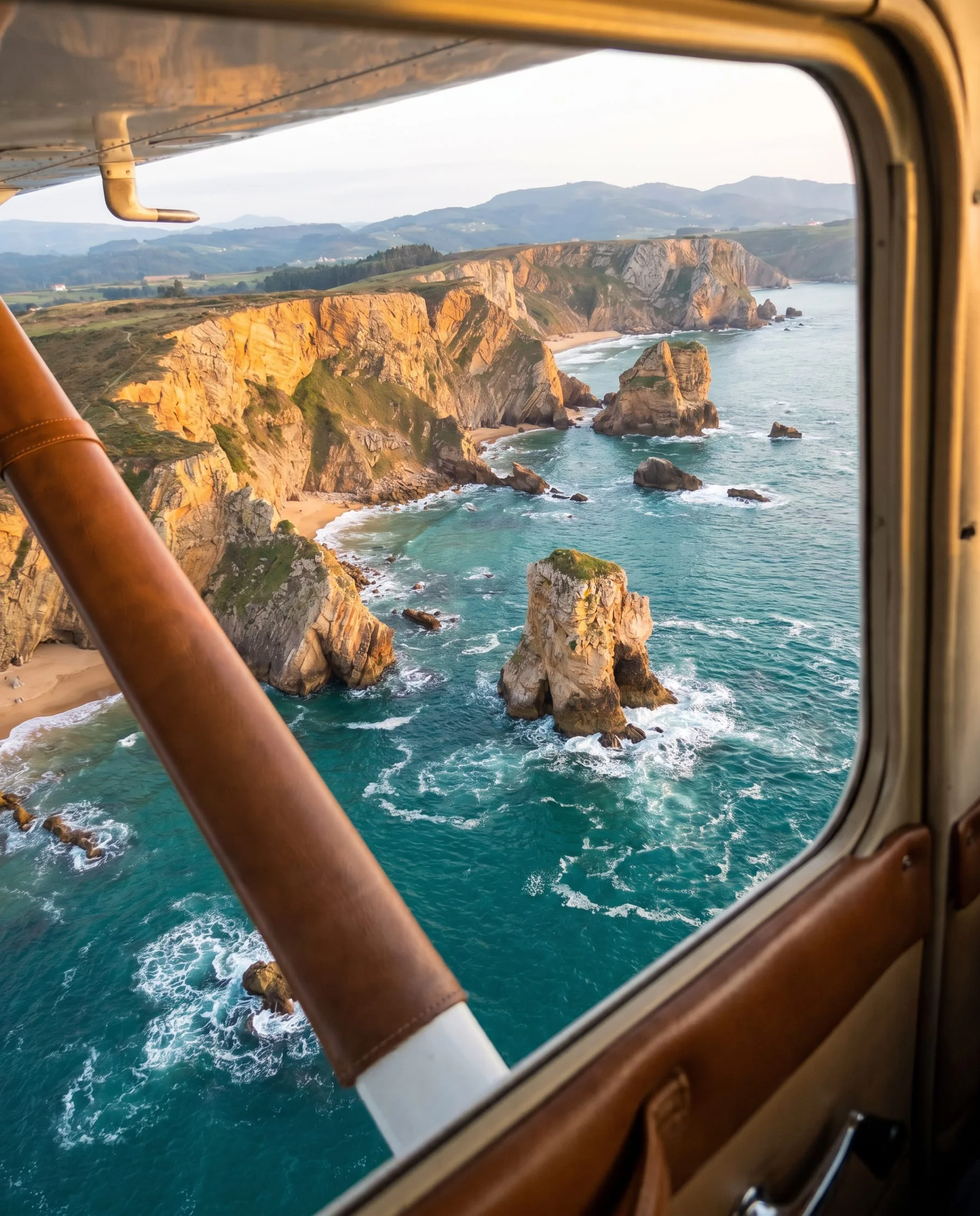 Costa Quebrada desde avioneta privada