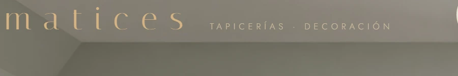 Logotipo de Matices — tapicerías y decoración