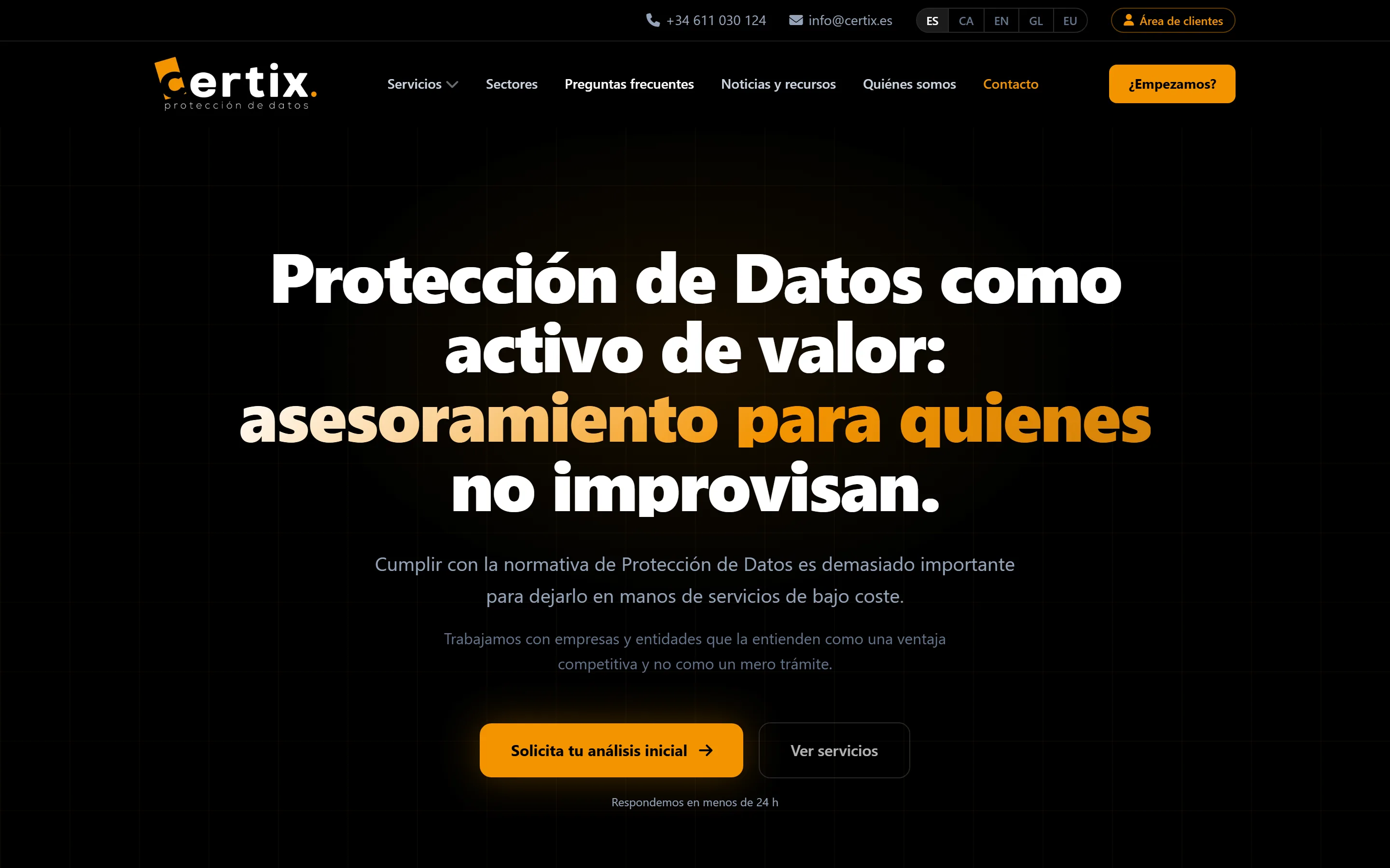 Web de Certix