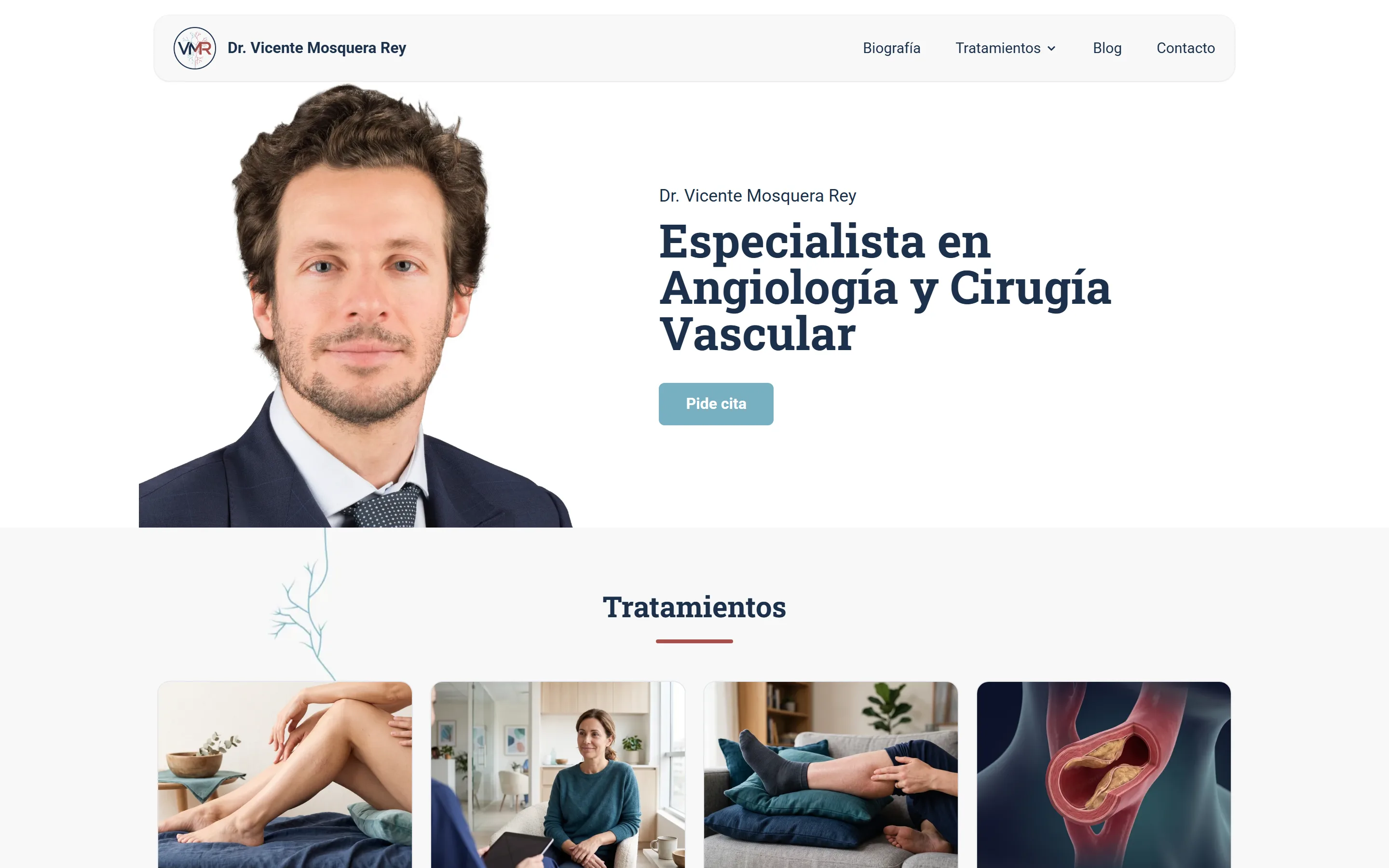 Web del Dr. Vicente Mosquera